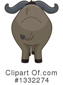 Wildebeest Clipart #1332274 by BNP Design Studio