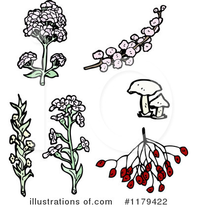 Royalty-Free (RF) Wildflowers Clipart Illustration by lineartestpilot - Stock Sample #1179422