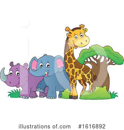 African Animals Clipart #1616892 by visekart