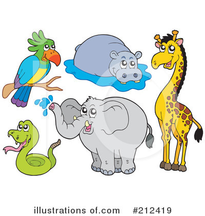 Royalty-Free (RF) Wildlife Clipart Illustration by visekart - Stock Sample #212419