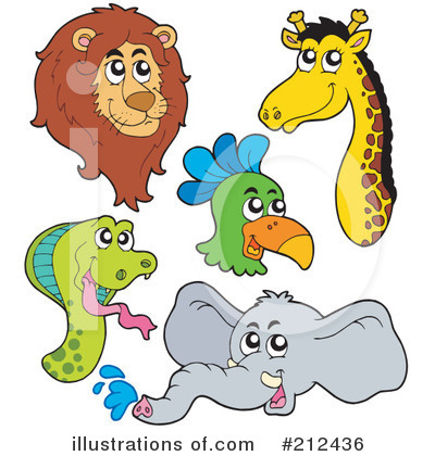 Royalty-Free (RF) Wildlife Clipart Illustration by visekart - Stock Sample #212436