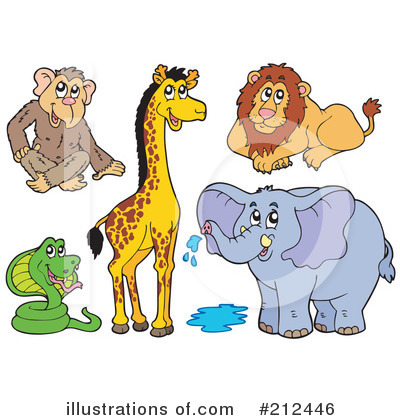 Royalty-Free (RF) Wildlife Clipart Illustration by visekart - Stock Sample #212446