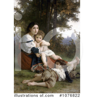 Royalty-Free (RF) William Adolphe Bouguereau Clipart Illustration by JVPD - Stock Sample #1076822