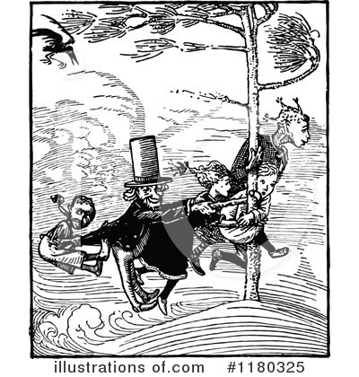 Royalty-Free (RF) Wind Clipart Illustration by Prawny Vintage - Stock Sample #1180325