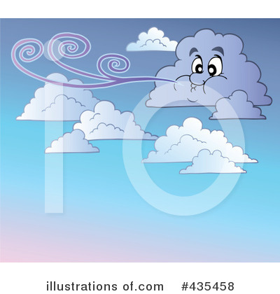 Royalty-Free (RF) Wind Clipart Illustration by visekart - Stock Sample #435458