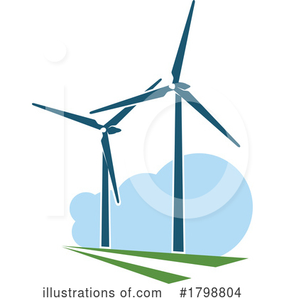Royalty-Free (RF) Wind Farm Clipart Illustration by Vector Tradition SM - Stock Sample #1798804