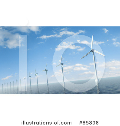 Wind Turbine Clipart #85398 by Mopic