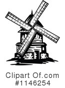 Windmill Clipart #1146254 by Vector Tradition SM