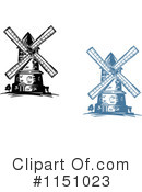 Windmill Clipart #1151023 by Vector Tradition SM