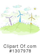Windmill Clipart #1307978 by BNP Design Studio