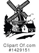 Windmill Clipart #1429151 by Prawny Vintage