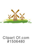 Windmill Clipart #1506480 by Lal Perera