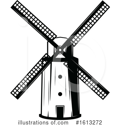 Windmills Clipart #1613272 by Vector Tradition SM