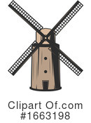 Windmill Clipart #1663198 by Vector Tradition SM