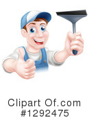 Window Cleaner Clipart #1292475 by AtStockIllustration