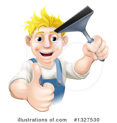 Window Washer Clipart #1327530 by AtStockIllustration