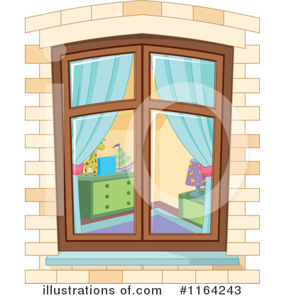 Royalty-Free (RF) Window Clipart Illustration by Pushkin - Stock Sample #1164243