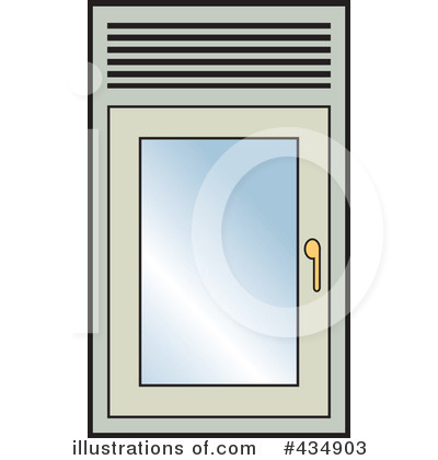 Royalty-Free (RF) Window Clipart Illustration by Lal Perera - Stock Sample #434903