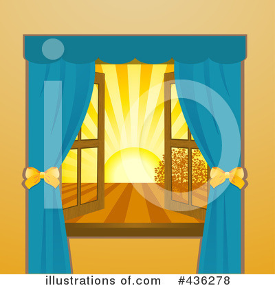 Curtains Clipart #436278 by elaineitalia