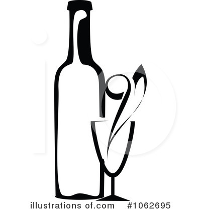 Wine Glass Clipart #1062695 by Vector Tradition SM