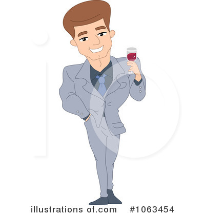 Royalty-Free (RF) Wine Clipart Illustration by BNP Design Studio - Stock Sample #1063454