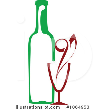Royalty-Free (RF) Wine Clipart Illustration by Vector Tradition SM - Stock Sample #1064953