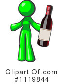 Wine Clipart #1119844 by Leo Blanchette