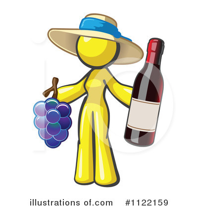 Royalty-Free (RF) Wine Clipart Illustration by Leo Blanchette - Stock Sample #1122159