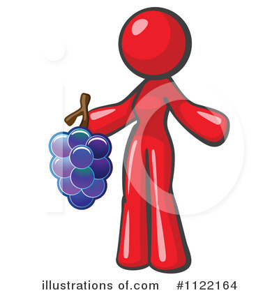 Grapes Clipart #1122164 by Leo Blanchette