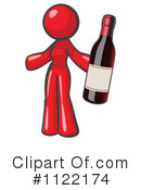 Wine Clipart #1122174 by Leo Blanchette