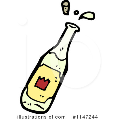 Royalty-Free (RF) Wine Clipart Illustration by lineartestpilot - Stock Sample #1147244