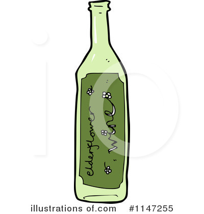Wine Bottle Clipart #1147255 by lineartestpilot