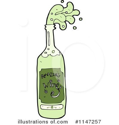Wine Bottle Clipart #1147257 by lineartestpilot