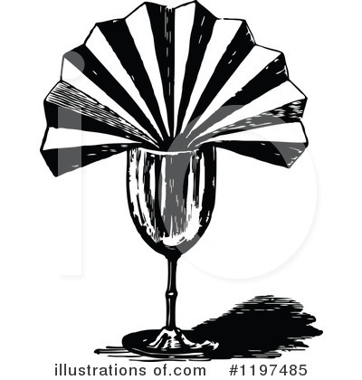 Royalty-Free (RF) Wine Clipart Illustration by Prawny Vintage - Stock Sample #1197485
