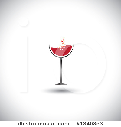 Royalty-Free (RF) Wine Clipart Illustration by ColorMagic - Stock Sample #1340853