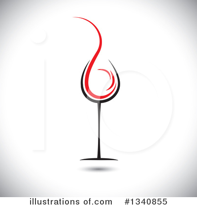 Royalty-Free (RF) Wine Clipart Illustration by ColorMagic - Stock Sample #1340855