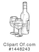 Wine Clipart #1448243 by AtStockIllustration