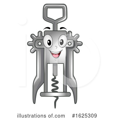 Corkscrew Clipart #1625309 by BNP Design Studio