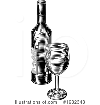 Royalty-Free (RF) Wine Clipart Illustration by AtStockIllustration - Stock Sample #1632343