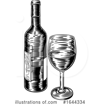 Royalty-Free (RF) Wine Clipart Illustration by AtStockIllustration - Stock Sample #1644334