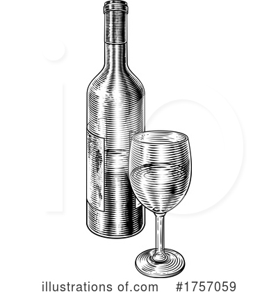 Royalty-Free (RF) Wine Clipart Illustration by AtStockIllustration - Stock Sample #1757059