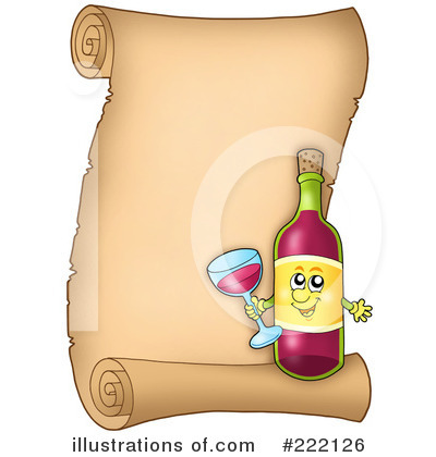 Royalty-Free (RF) Wine Clipart Illustration by visekart - Stock Sample #222126