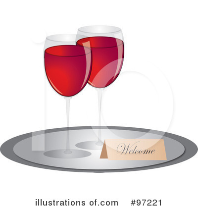 Royalty-Free (RF) Wine Clipart Illustration by Pams Clipart - Stock Sample #97221