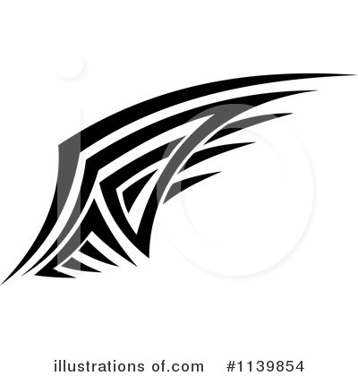 Royalty-Free (RF) Wing Clipart Illustration by Vector Tradition SM - Stock Sample #1139854