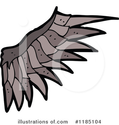 Royalty-Free (RF) Wing Clipart Illustration by lineartestpilot - Stock Sample #1185104
