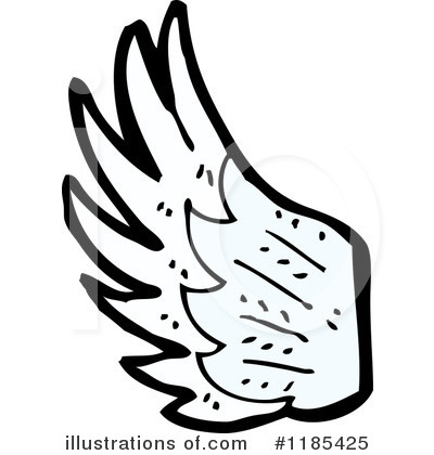 Royalty-Free (RF) Wing Clipart Illustration by lineartestpilot - Stock Sample #1185425
