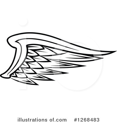 Royalty-Free (RF) Wing Clipart Illustration by Vector Tradition SM - Stock Sample #1268483