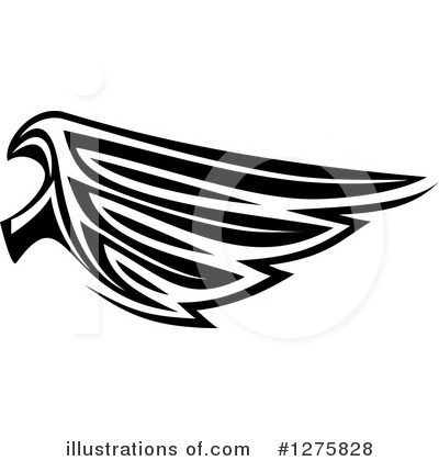 Royalty-Free (RF) Wing Clipart Illustration by Vector Tradition SM - Stock Sample #1275828