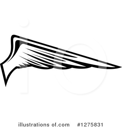 Royalty-Free (RF) Wing Clipart Illustration by Vector Tradition SM - Stock Sample #1275831