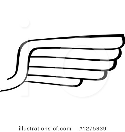 Royalty-Free (RF) Wing Clipart Illustration by Vector Tradition SM - Stock Sample #1275839